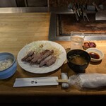 グリルはら - 料理写真:ランチ Aセット ポークステーキ定食（グリル はら）
