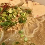 ラグマンニセンジュウヨン - にんにく唐辛子らぐまん、豆腐のせ