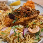 ビリヤニ 狢 - 鮭の味が濃い