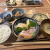 BISTRO8 - 信州サーモンと大王イワナの刺身&旬のいろいろ大石川御膳(1,980円)