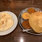 印度料理シタール - トリプルセット＋ハーフナン