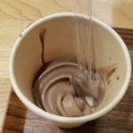 コンパルティール ヴァロール - （※写真5）チョコソフトクリーム（サービス）