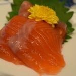 柳家 - 五月鱒お造り 安曇野本山葵