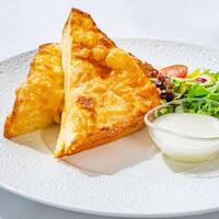 クロックムッシュ　黒糖チュロス添え