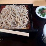 黄金の里会館 - もりそば850円　大盛り310円は更にせいろがもう一枚