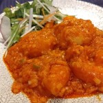 赤坂 四川飯店 - エビのチリソース