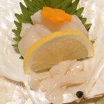 石と肴 地雷也 - ホタテ刺し