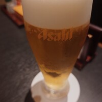 炭焼きうなぎ・かしわ 登河 - 生ビール