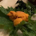 ひでや - お刺身盛り合わせ ウニ