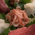 ひでや - お刺身盛り合わせ 桜海老