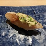鮨 秀とら - 鯵
