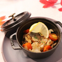 秋鮭ときのこのココット焼き