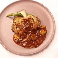 あわじ鶏とりもも肉のグリエ