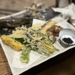 柳家 - 天ぷら盛り合わせ