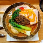 創作麺 ひとすじ - 【特上担々麺+せいろセット】(¥2100)