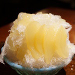 よろにく - ラ・フランスのかき氷（2014/1）