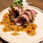 酒と肴 シンメ - 自家製タレのよだれ鴨