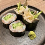 酒と肴 シンメ - 鰯の海苔巻き