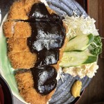 力亭 - 味噌カツ　アップ画像