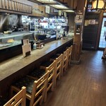 力亭 - カウンター席