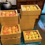 からびな - 清水白桃の方にしました。甘くて美味しい！