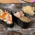 せんざん - カニ寿司盛合せ