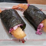 うどんの前田 四天王寺本店 - しば漬け天むす