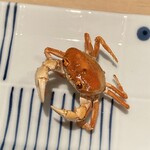 卯佐 - 沢蟹の素揚げ