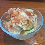 釜飯とおでん だしのや 飯田橋本店 - 山芋ときゅうりのわさび漬け