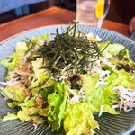 釜飯とおでん だしのや - 釜揚げしらすのチョレギサラダ