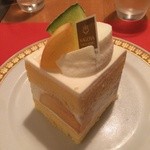 モンマルトル - 桃のショートケーキ