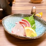 寿し×海鮮酒場 酔灯屋 - お刺身の鯛、コリコリしてました♬