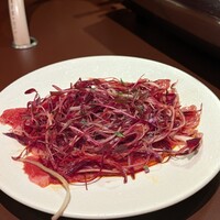 焼肉もちお - ブリスケのカルパッチョ