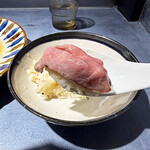 うずとかみなり - 黒毛和牛の「チャーギュウ」と「ν胡椒飯」をいただきます