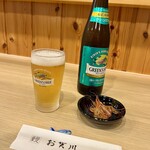 鰻 お賀川 - ・ノンアルコールビール（550円）