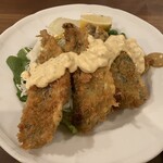 ミスターとフライパン - アジフライ（1500円）