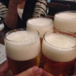 ラ・テッパーニャ - 生ビールで乾杯！