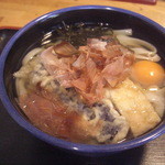 きしめん 寿々木屋 - なす天卵きし(14-10)