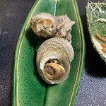 味処 高崎 - サザエつぼ焼き