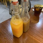 かつ処　豚喜 - 人参と玉葱のドレッシング