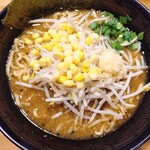 肉盛り みそラーメン 侍倶楽部 - 味噌ラーメン（ニンニクあり）
