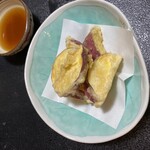 味処 高崎 - 五朗島金時天ぷら