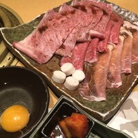 薩摩 牛の蔵 広尾本店 - 焼すき3種の食べ比べ