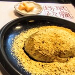 西国御領　風羅坊 - 黒ごまきなこの蕎麦がき