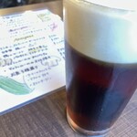 パスタ バル ノンナ 立石店 - 黒生に見えるけど、ハーフandハーフ