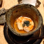 くろ﨑 - 噴火湾の牡丹海老の茶碗蒸し