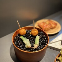 コメール マル イ モンターニャ - ししとうフライとコーンのクロシェット