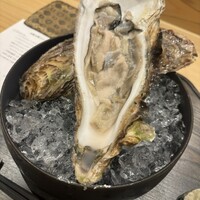鮨かしわ - 牡蠣 すだちかけたら風味がかわりました