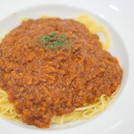 パスタ屋一丁目 - 料理写真:ミートソース。大盛り。