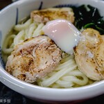 ヨコクラうどん - 鶏チャー温玉追加